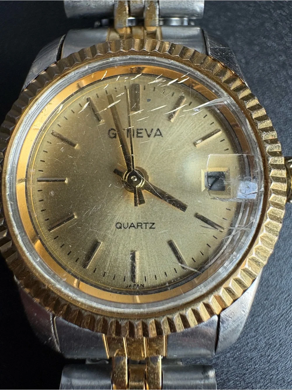 Geneva Women’s Two-Tone Gold and Silver Quartz Watch
